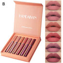 Kit com 6 Batons Líquidos efeito Matte